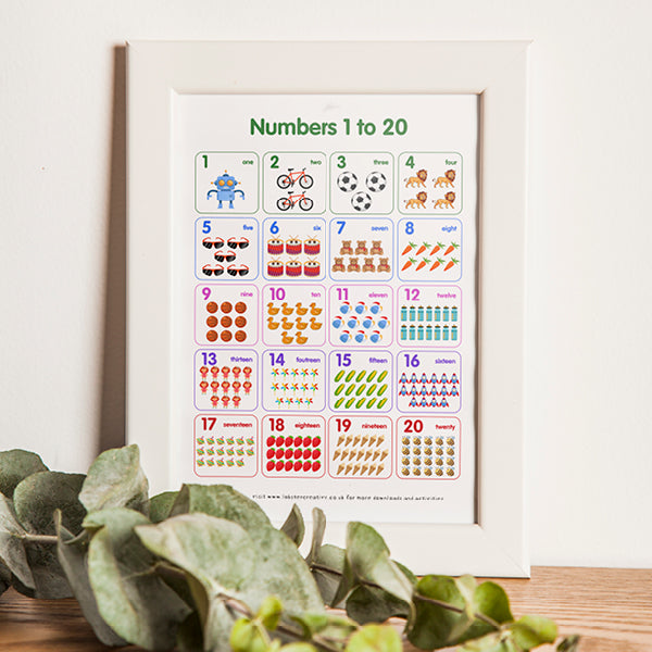 lobster-creative-free-download-children-s-printable-a4-posters for Downloadable Free Printable Number Posters 1 20 Pdf Lobster Creative | Free Download - Children's Printable A4 Posters for Downloadable Free Printable Number Posters 1 20 Pdf
